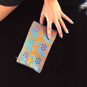 💝🌙Beautiful Embroidered Cosmetic Bag